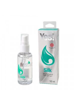 Силиконовая гипоаллергенная вагинальная смазка Yes Silk - 50 мл.