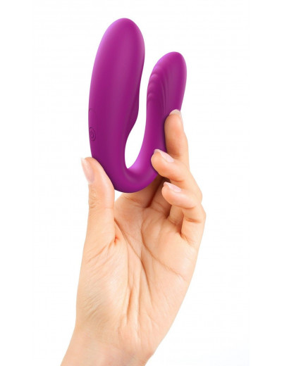 Лиловый вибратор для пар Match Up Couple Vibrator with Remote Control