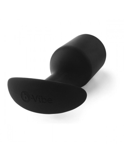 Черная анальная пробка для ношения B-vibe Snug Plug 6 - 17 см.