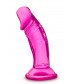 Розовый анальный фаллоимитатор Sweet N Small 4 Inch Dildo - 11,4 см.