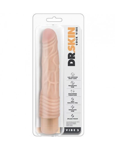 Телесный вибратор-реалистик Cock Vibe 2 - 22,8 см.