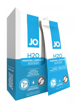 Лубрикант на водной основе JO Personal Lubricant H2O - 12 саше по 10 мл.