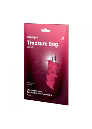 Розовый мешочек для хранения игрушек Treasure Bag L