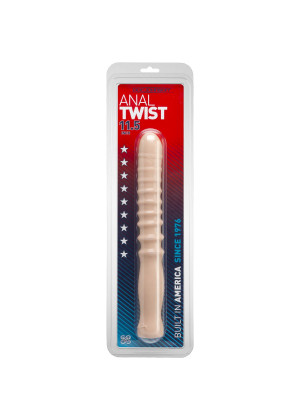 Телесный анальный стимулятор Anal Twist - 29 см.