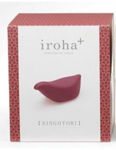 Бордовый клиторальный стимулятор IROHA TORI