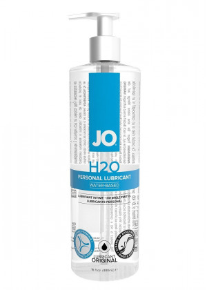 Лубрикант на водной основе JO Personal Lubricant H2O с дозатором - 480 мл.