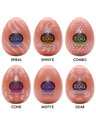 Набор из 6 мастурбаторов-яиц Tenga Egg Variety Pack V