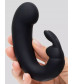 Черный мини-вибратор  кролик  Sensation Rechargeable G-Spot Rabbit Vibrator - 11,4 см.