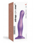 Фиолетовая насадка Strap-On-Me Dildo Plug Curvy size L