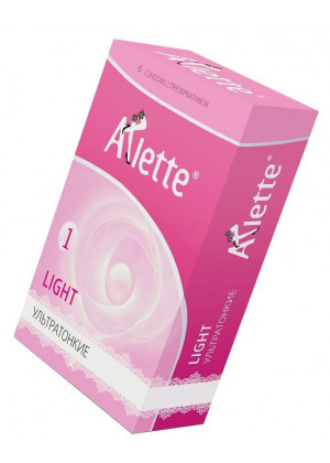 Ультратонкие презервативы Arlette Light - 6 шт.