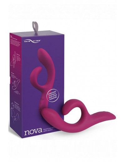 Фиолетовый вибратор-кролик We-Vibe Nova 2 - 20,5 см.