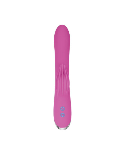 Розовый вибратор-кролик Eve s Clit Tickling Rabbit - 20,4 см.