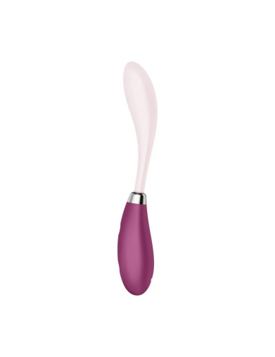 Розовый гибкий вибратор G-Spot Flex 3 - 19,5 см.