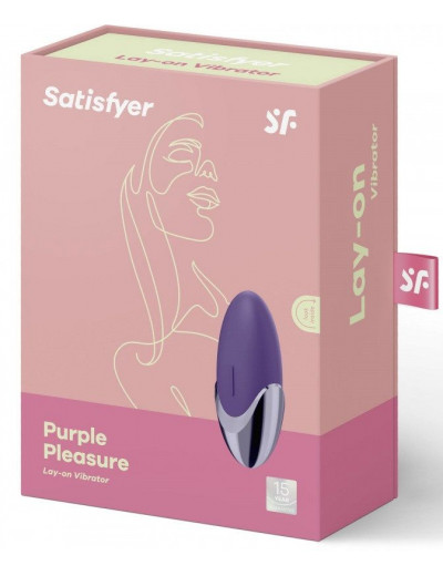 Фиолетовый вибромассажер Satisfyer Purple Pleasure