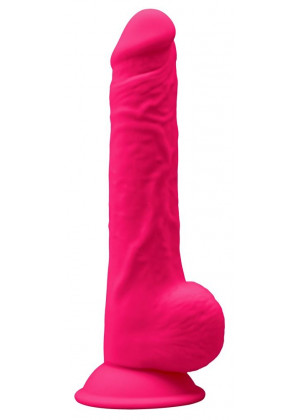 Розовый фаллоимитатор-реалистик Premium Dildo 9,5  Model 3 Premium - 24 см.