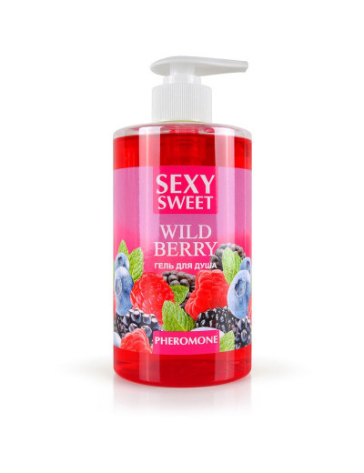 Гель для душа Sexy Sweet Wild Berry с ароматом лесных ягод и феромонами - 430 мл.