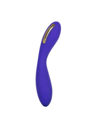 Фиолетовый вибратор с электростимуляцией Intimate E-Stimulator Wand - 21,5 см.