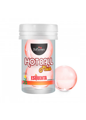 Лубрикант на масляной основе Hot Ball Plus с разогревающим эффектом (2 шарика по 3 гр.)