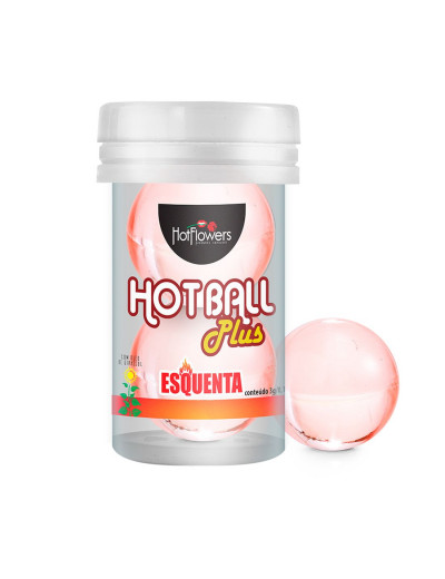 Лубрикант на масляной основе Hot Ball Plus с разогревающим эффектом (2 шарика по 3 гр.)