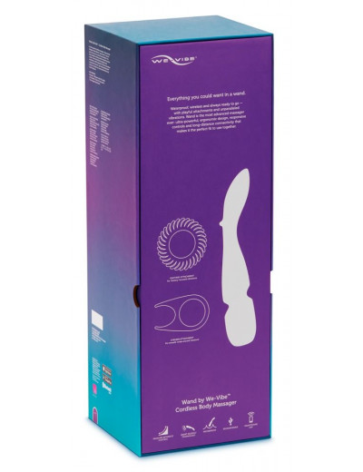 Фиолетовый вибратор-жезл We-Vibe Wand