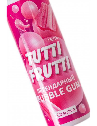 Интимный гель на водной основе Tutti-Frutti Bubble Gum - 30 гр.