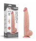 Телесный фаллоимитатор 13.5 King Sized Sliding Skin Dual Layer Dong - 34 см.