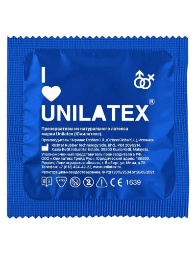 Ультратонкие презервативы Unilatex Ultra Thin - 12 шт. + 3 шт. в подарок