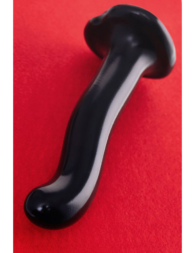 Черный стимулятор для пар P G-Spot Dildo Size M - 18 см.