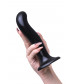 Черный стимулятор для пар P G-Spot Dildo Size M - 18 см.