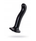 Черный стимулятор для пар P G-Spot Dildo Size M - 18 см.