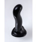 Черный стимулятор для пар P G-Spot Dildo Size M - 18 см.