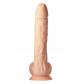 Телесный фаллоимитатор-гигант XXL Dildo - 38 см.