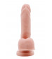 Телесный фаллоимитатор-реалистик Dual Density Dildo - 14,5 см.