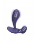 Темно-синий вибромассажер Witty P G Vibrator with Remote Control