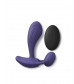 Темно-синий вибромассажер Witty P G Vibrator with Remote Control