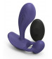 Темно-синий вибромассажер Witty P G Vibrator with Remote Control