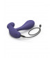 Темно-синий вибромассажер Witty P G Vibrator with Remote Control