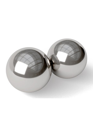 Серебристые вагинальные шарики Stainless Steel Kegel Balls