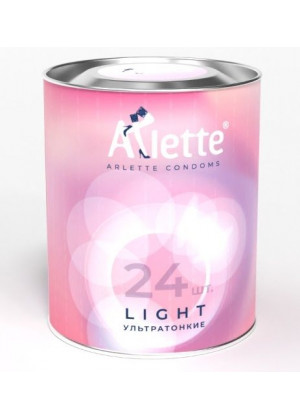 Ультратонкие презервативы Arlette Light - 24 шт.