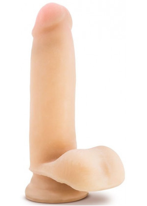 Телесный фаллоимитатор 7 inch Sensa Feel Dildo - 17,8 см.