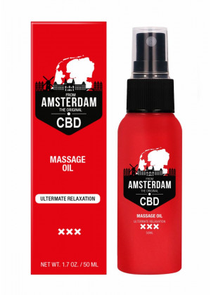 Стимулирующее массажное масло CBD from Amsterdam Massage Oil - 50 мл.