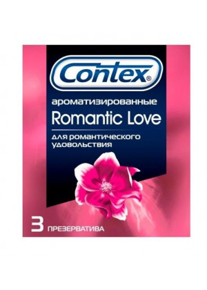 Презервативы с ароматом CONTEX Romantic - 3 шт.