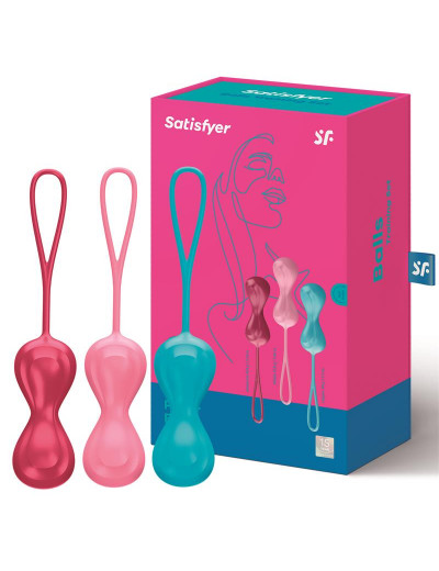 Набор из трёх двойных вагинальных шариков Satisfyer Power Balls