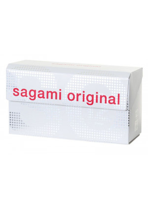 Ультратонкие презервативы Sagami Original 0.02 - 12 шт.