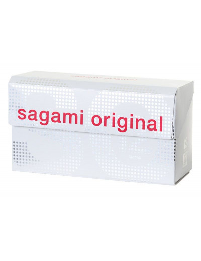 Ультратонкие презервативы Sagami Original 0.02 - 12 шт.