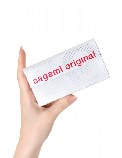 Ультратонкие презервативы Sagami Original 0.02 - 12 шт.