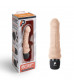 Телесный вибратор-реалистик 6  Realistic Vibrator - 17 см.