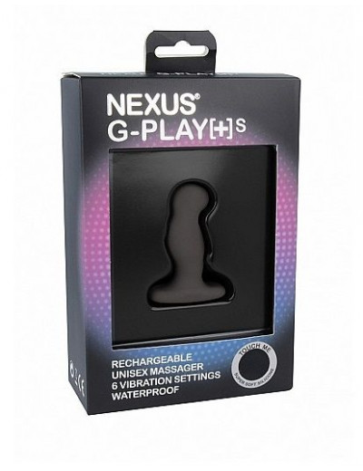 Черный анальный вибростимулятор Nexus G-Play+ S