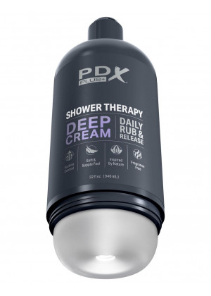 Мастурбатор в бутылке Shower Therapy Deep Cream