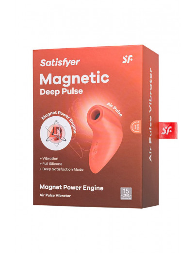 Оранжевый вакуумный стимулятор Magnetic Deep Pulse